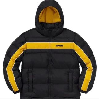 シュプリーム(Supreme)のsupreme stripe panel down jacket ダウン(ダウンジャケット)