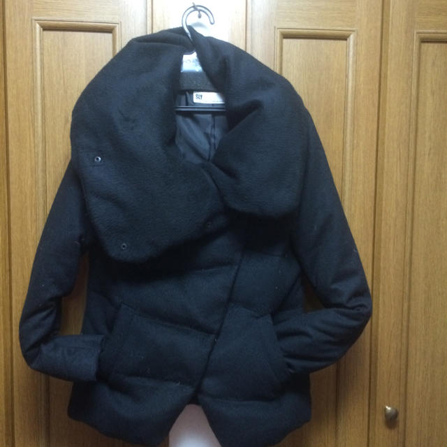 SLY(スライ)のSLY☆ビッグカラーシャギーダウン レディースのジャケット/アウター(ダウンコート)の商品写真