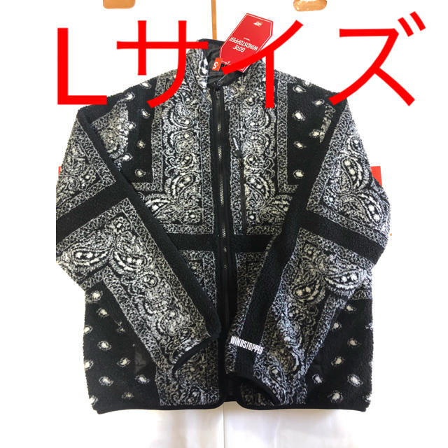 超目玉】 Supreme - Supreme reversible bandana fleece jacket ...