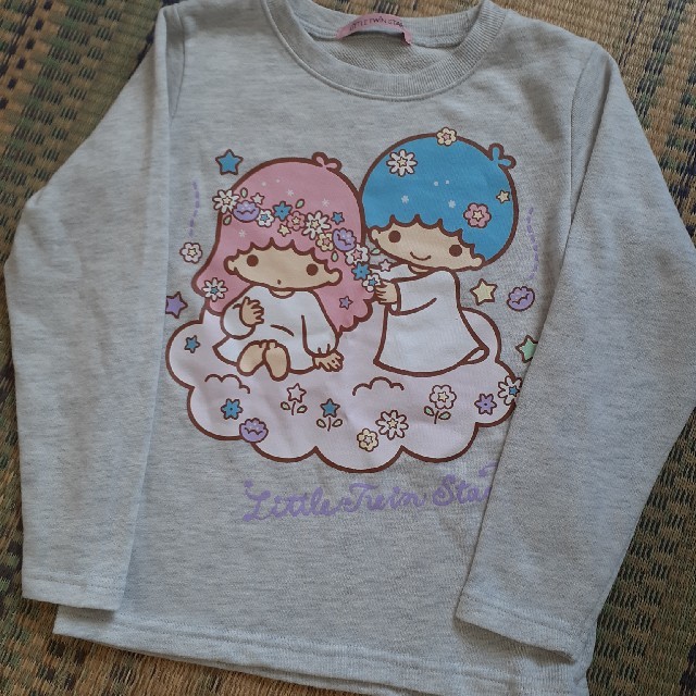 サンリオ(サンリオ)のキキララ　薄手トレーナー　120 キッズ/ベビー/マタニティのキッズ服女の子用(90cm~)(Tシャツ/カットソー)の商品写真