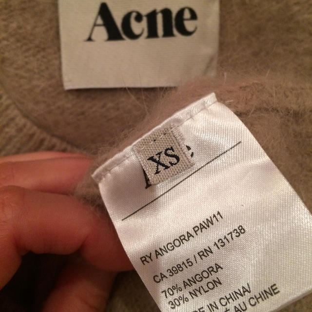 ACNE(アクネ)のAcne☆ ニット レディースのトップス(ニット/セーター)の商品写真