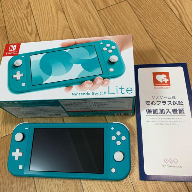 Nintendo Switch - switch lite （延長保証あり）ターコイズブルー ...