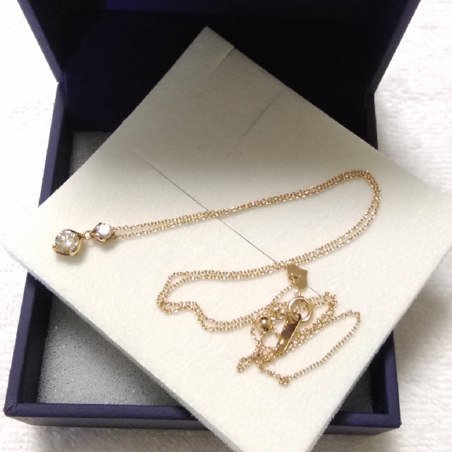 木造 【最終値下】K18 0.11ct ネックレス ジュエリーマキ 1Pダイヤ