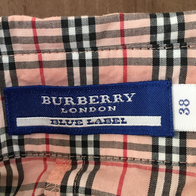 BURBERRY BLUE LABEL(バーバリーブルーレーベル)のバーバリー ブルーレーベル　チェックシャツ38 レディースのトップス(シャツ/ブラウス(長袖/七分))の商品写真