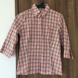 バーバリーブルーレーベル(BURBERRY BLUE LABEL)のバーバリー ブルーレーベル　チェックシャツ38(シャツ/ブラウス(長袖/七分))