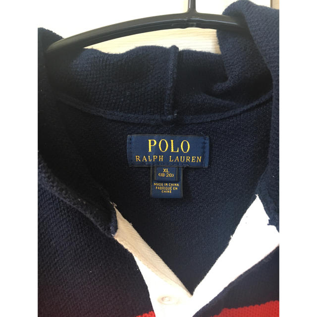 POLO RALPH LAUREN(ポロラルフローレン)のポロラルフローレンの鹿の子編みパーカー キッズ/ベビー/マタニティのキッズ服男の子用(90cm~)(ニット)の商品写真