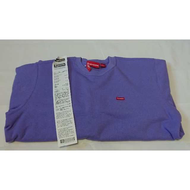 small box crewneck light violet S 新品未使用