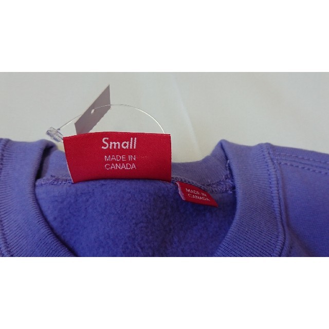 small box crewneck light violet S 新品未使用