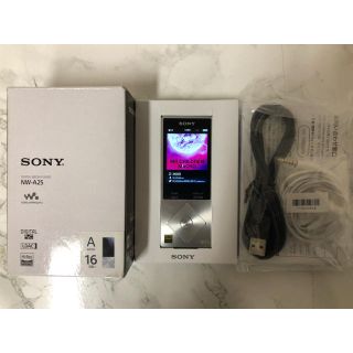 ウォークマン(WALKMAN)のSONY NW-A25 16GB シルバー(ポータブルプレーヤー)