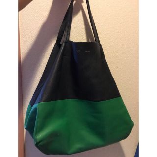 セリーヌ(celine)のセリーヌ(ネイビー×グリーン)トートバッグ(トートバッグ)