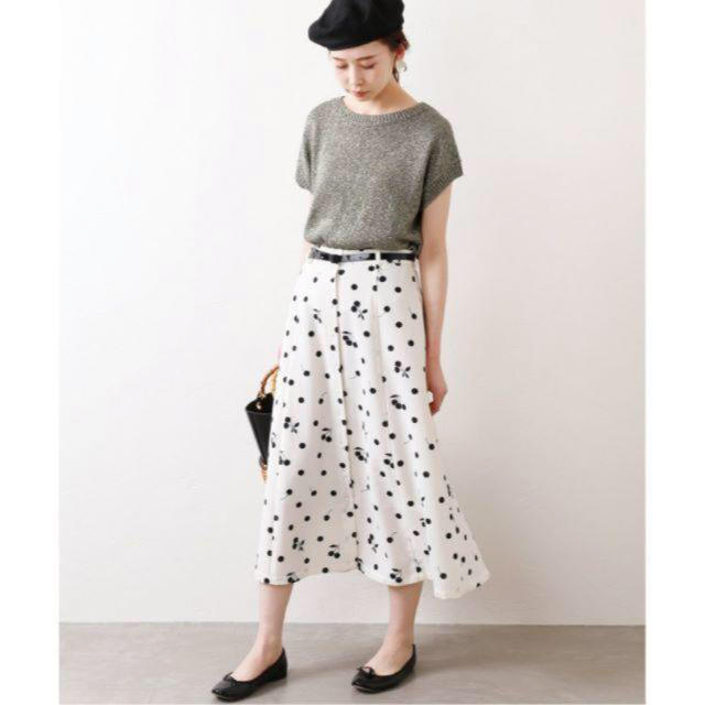 IENA(イエナ)のiena♡seseさくらんぼスカート レディースのスカート(ロングスカート)の商品写真
