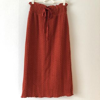 ダブルクローゼット(w closet)の【新品未使用】W closet  ロングスカート(ロングスカート)