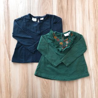 ザラキッズ(ZARA KIDS)のZARA baby Tシャツ2枚セット　80cm(Ｔシャツ)