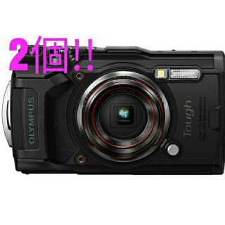 オリンパス(OLYMPUS)の【新品・未開封】OLYMPUS Tough TG-6 [ブラック]×2本(デジタル一眼)