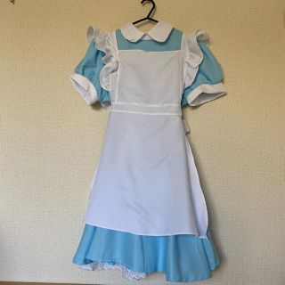 メイド服　ブルー　水色　(衣装一式)