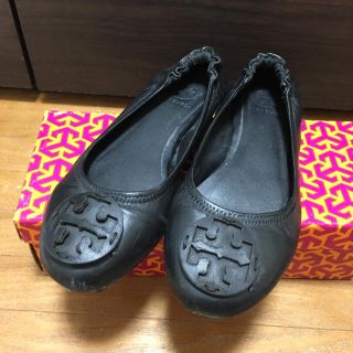 トリーバーチ(Tory Burch)の♡トリーバーチ レザーバレエシューズ♡(ローファー/革靴)