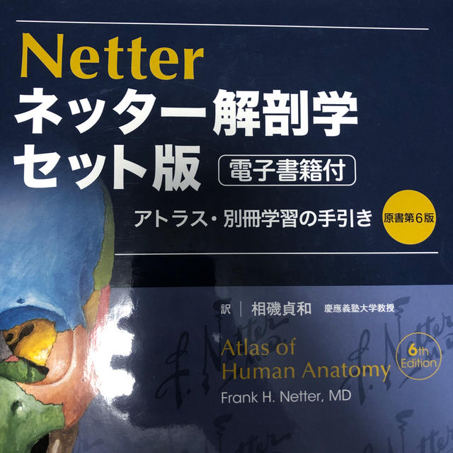 ネッター解剖学 セット版(電子書籍付)アトラス・別冊学習の手引き