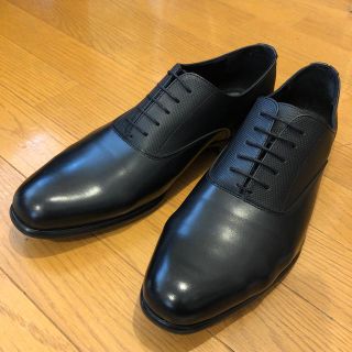 ザラ(ZARA)のZARA MEN ザラ スマートレザーシューズ黒 27.5〜28cm(ドレス/ビジネス)