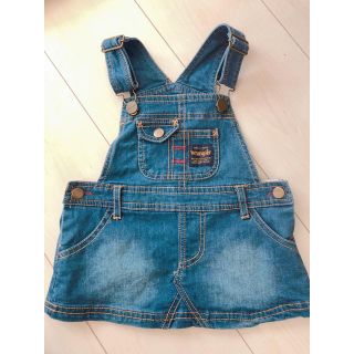 ラングラー(Wrangler)のデニムサロペット(スカート)