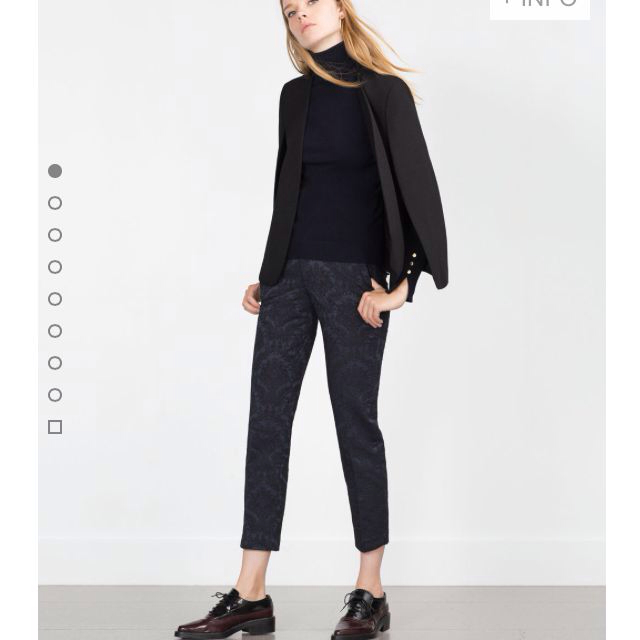 ZARA(ザラ)のZARA○カーキ○スリムパンツ レディースのパンツ(カジュアルパンツ)の商品写真