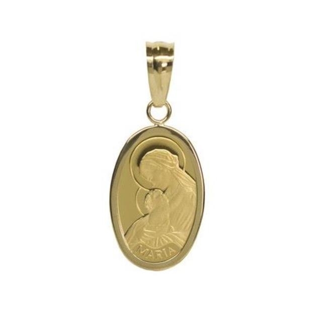 【新品未使用】K24 ペンダント 聖母 マリア 24金 ゴールド ネックレス