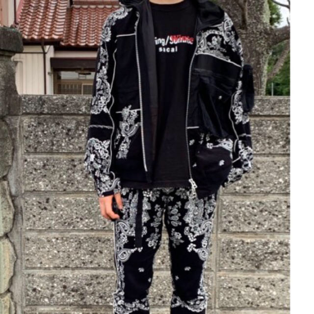 sacai 19aw floral blouson