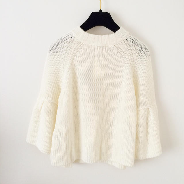 Banner Barrett(バナーバレット)の新品♡ローゲージknit/wh★送料込 レディースのトップス(ニット/セーター)の商品写真