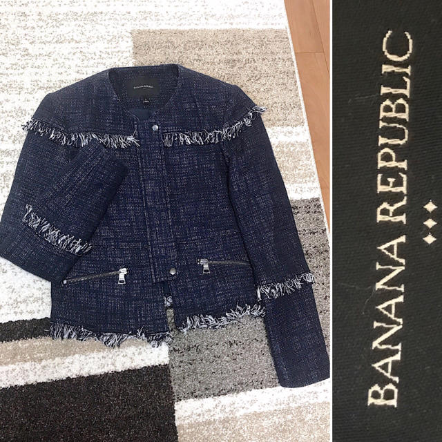 Banana Republic(バナナリパブリック)の【 美品 】バナナリパブリック ジャケット レディースのジャケット/アウター(ノーカラージャケット)の商品写真