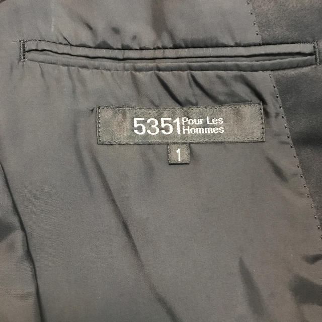 5351 POUR LES HOMMES(ゴーサンゴーイチプールオム)の出品終了前の最終価格⭐︎5351 ピークドラペル 1Bジャケット メンズのジャケット/アウター(テーラードジャケット)の商品写真