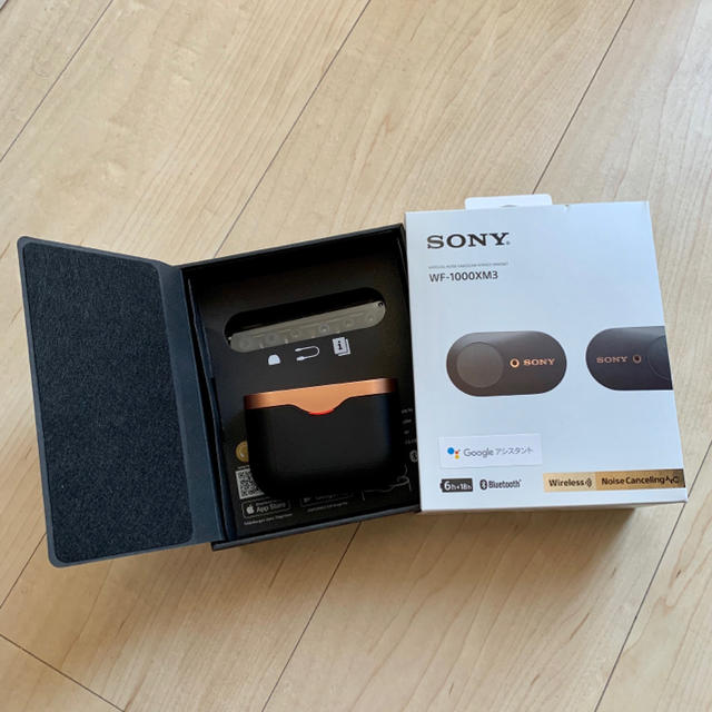 新品！美品！Sony WF-1000XM3、ソニー、ヘッドフォン