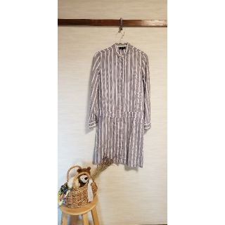 アーペーセー(A.P.C)のA.P.C.　シャツワンピース(ひざ丈ワンピース)