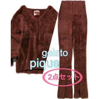 ジェラートピケ(gelato pique)のジェラートピケ　セット　キャットライクモコ　ルームウェア　トップス　レギンス(ルームウェア)