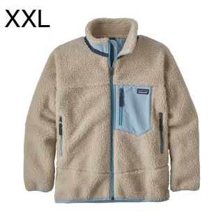 パタゴニア(patagonia)のパタゴニア キッズ レトロX ジャケット XXL ナチュラル ライトブルー(ブルゾン)