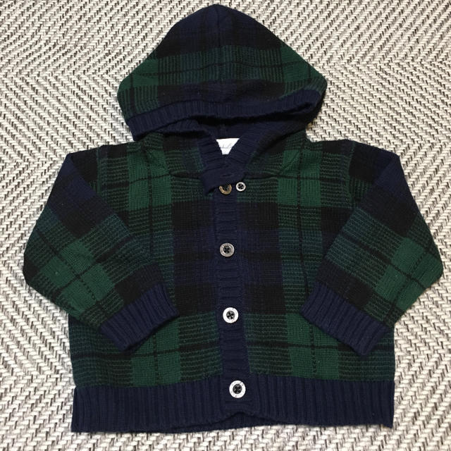 Ralph Lauren(ラルフローレン)のmochi様専用 ラルフローレン フード付きカーディガン 70 キッズ/ベビー/マタニティのベビー服(~85cm)(カーディガン/ボレロ)の商品写真