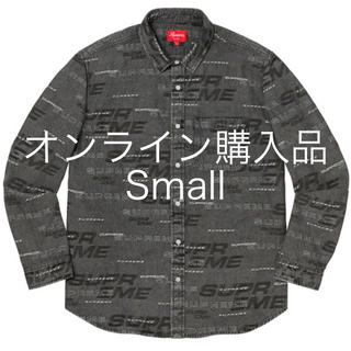 シュプリーム(Supreme)のsupreme Dimensions Logo Denim Shirt S(Gジャン/デニムジャケット)