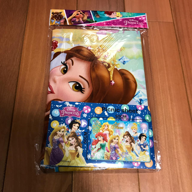 Disney(ディズニー)のプリンセス　レジャーシート  ブルー インテリア/住まい/日用品のキッチン/食器(弁当用品)の商品写真