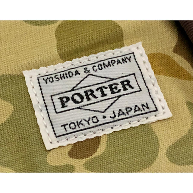 コラボ/PORTER/限定/BEAMS/クラッチバッグ/マルチケース/迷彩/カモ