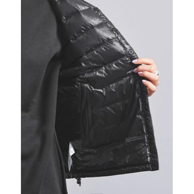 UNITED ARROWS green label relaxing - &lt;DANTON(ダントン)&gt;Vネックダウンベスト 38 ブラック《新品・タグ付》