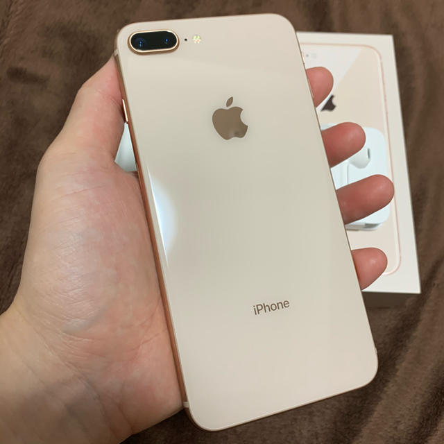 スマートフォン/携帯電話(極美品)iphone 8 plus 256g simフリー アップルケア付き