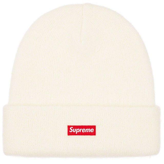 Supreme 19fw Mohair Beanie Whiteシュプリーム