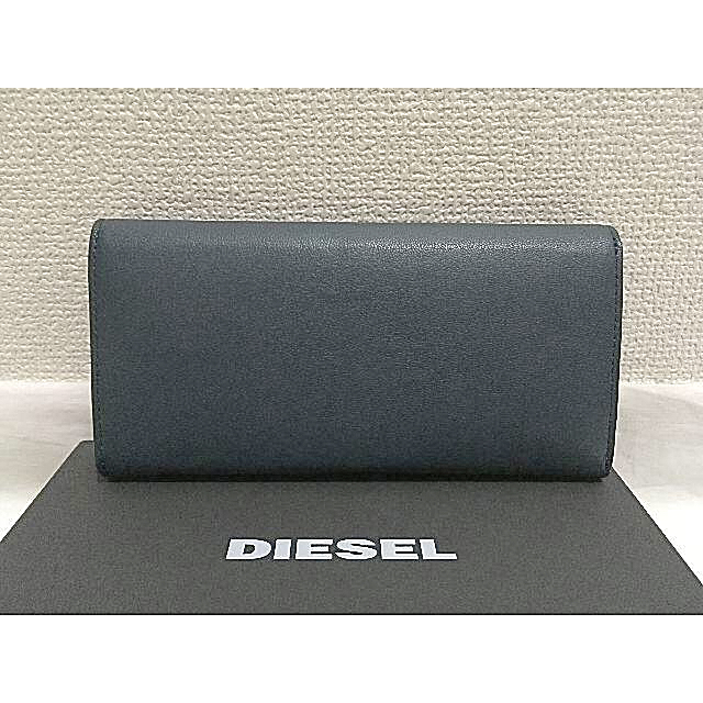 国内完売‼︎正規 新品 DIESEL ディーゼル デニム レザー 長財布