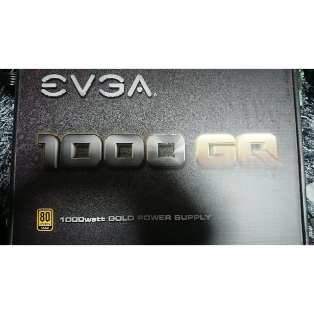 PCパーツ【電源PSU 1000W】EVGA 1000 GQ, 80+ GOLD
