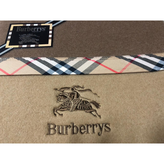 BURBERRY - 新品 バーバリーBurberrys 純毛毛布の通販 by ま。's shop｜バーバリーならラクマ