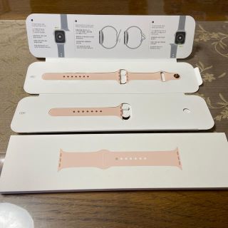 アップル(Apple)のApple Watch 純正バンド 40mm ほぼ未使用‼️美品‼️(ラバーベルト)