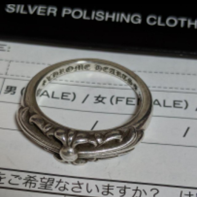 Chrome Hearts(クロムハーツ)のCHROME HEARTS　ベイビーフローラルリング19号 メンズのアクセサリー(リング(指輪))の商品写真