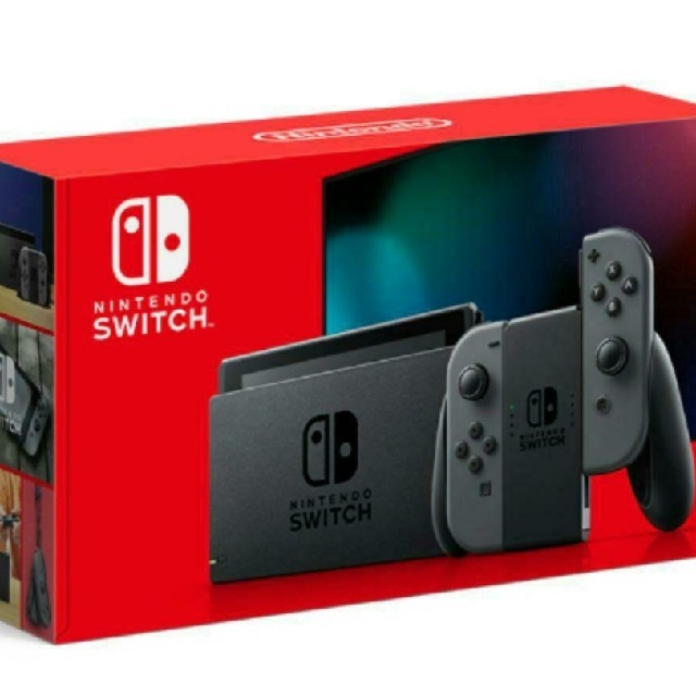 超人気 Nintendo Switch 新品未使用 2点セット グレー 家庭用ゲーム機本体