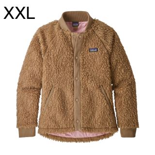 パタゴニア(patagonia)のパタゴニア ガールズ レトロX ボマージャケット XXL ナチュラル ブラウン(ブルゾン)