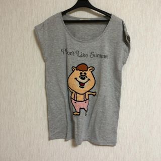 ダブルシー(wc)のくまたん刺繍Tシャツ(Tシャツ(半袖/袖なし))