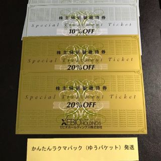 ゼビオ 株主優待券 20％割引券×2枚 他 ヴィクトリア ゴルフパートナー(ショッピング)