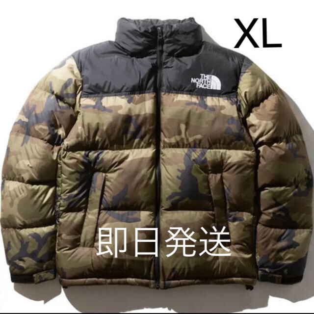 XL 新品　ノースフェイス  ヌプシ　ダウン　ウットランドカモ